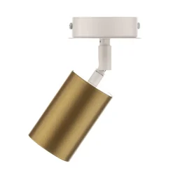 Plafondspot Zen 1-lamp in wit/goud