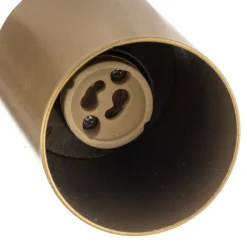 Plafondspot Zen 1-lamp in wit/goud