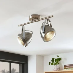 Plafondspot Zoja, met twee lampjes