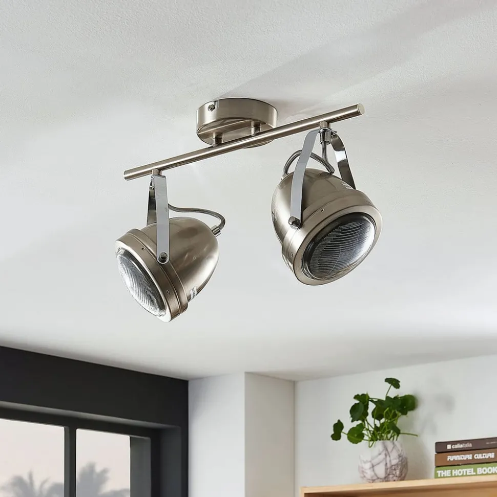 Plafondspot Zoja, met twee lampjes