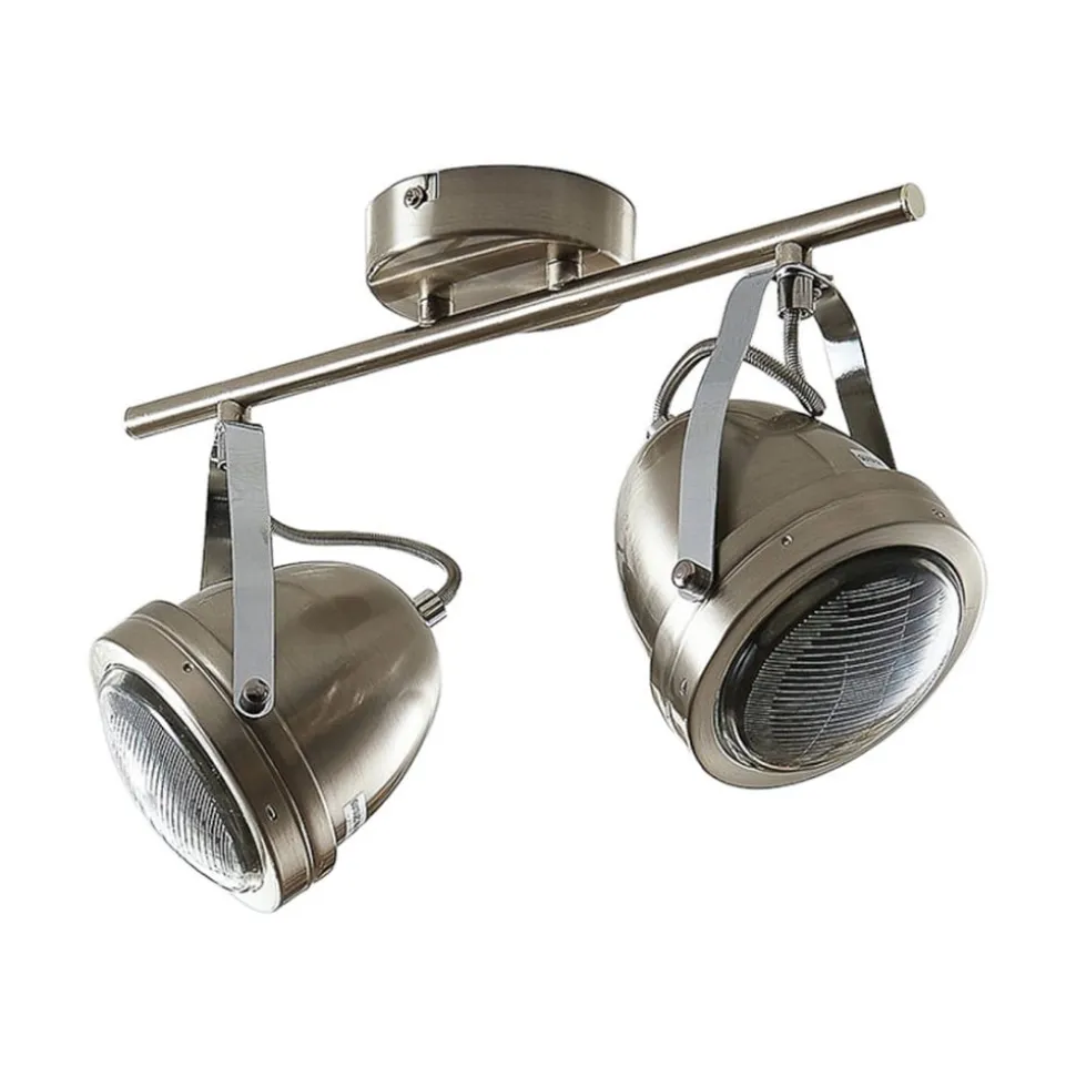 Plafondspot Zoja, met twee lampjes