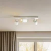 Plafondspot Zoom, 3-lamps, wit