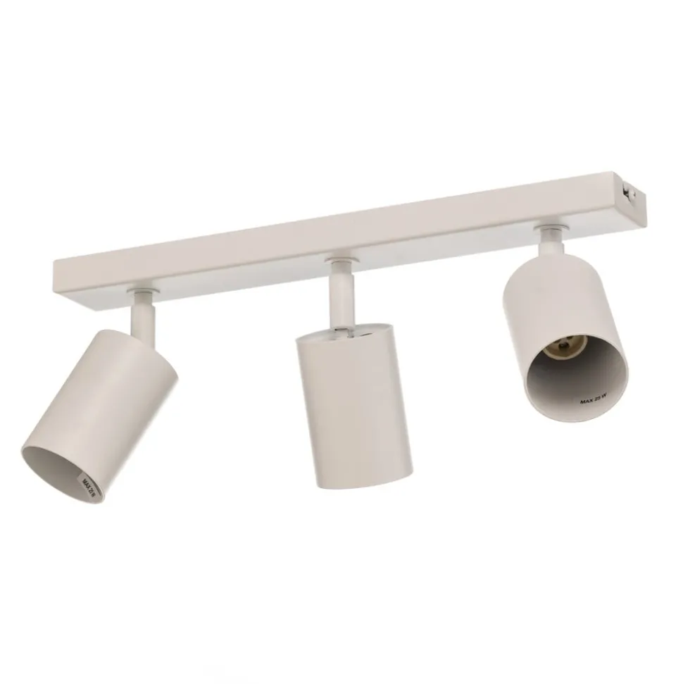 Plafondspot Zoom, 3-lamps, wit