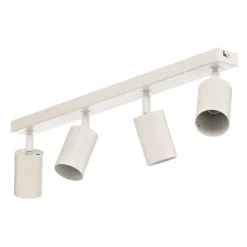 Plafondspot Zoom, 4-lamps, wit