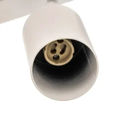 Plafondspot Zoom, 5-lamps, wit