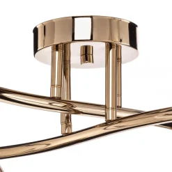 Plafondspots, goud, 4-lamps