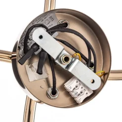 Plafondspots, goud, 4-lamps