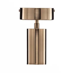 Plafondspots, messing antiek, 1-lamp