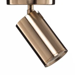 Plafondspots, messing antiek, 1-lamp