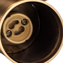 Plafondspots, messing antiek, 1-lamp