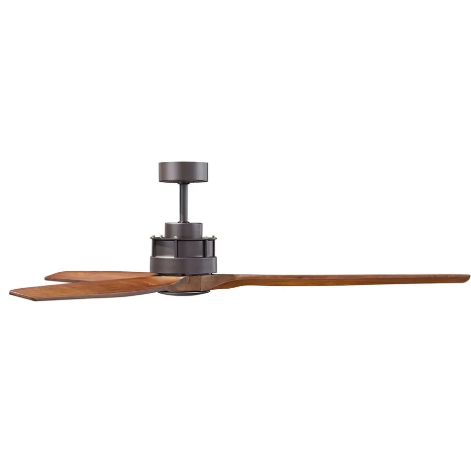 Plafondventilator Airfusion Akmani koa/brons geruisloos