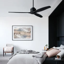 Plafondventilator Airfusion Akmani zwart geruisloos