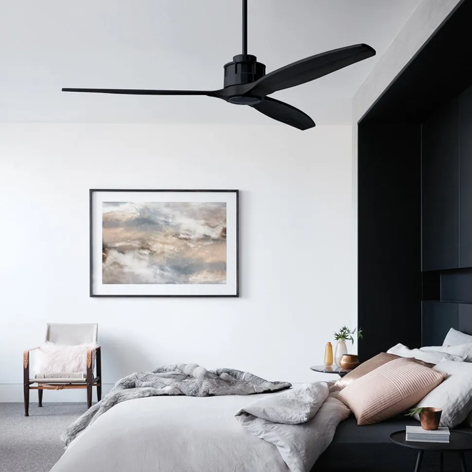 Plafondventilator Airfusion Akmani zwart geruisloos