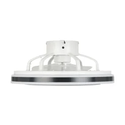 Plafondventilator Almeria LED CCT, wit/zwart