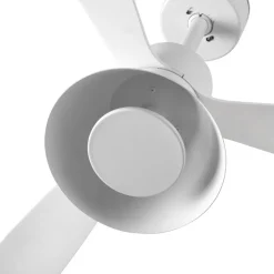 Plafondventilator Amelia Cone met LED lamp, wit