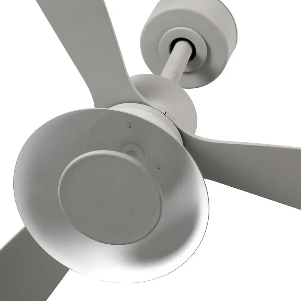 Plafondventilator Amelia Cone, LED lamp, grijs