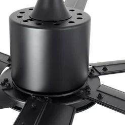 Plafondventilator Andros XL, grote ruimte, zwart