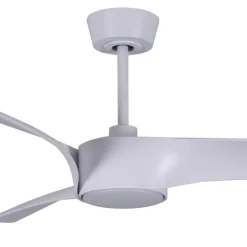 Plafondventilator Beacon met licht Line, wit, Ø 132 cm stil