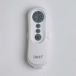 Plafondventilator Beacon met licht Line, wit, Ø 132 cm stil