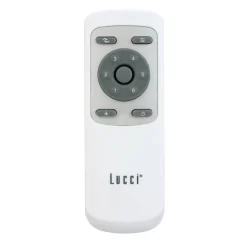 Plafondventilator Beacon met licht Newport, wit/eiken, stil