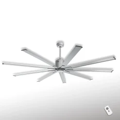 Plafondventilator Big Smooth Eco titaanzilver