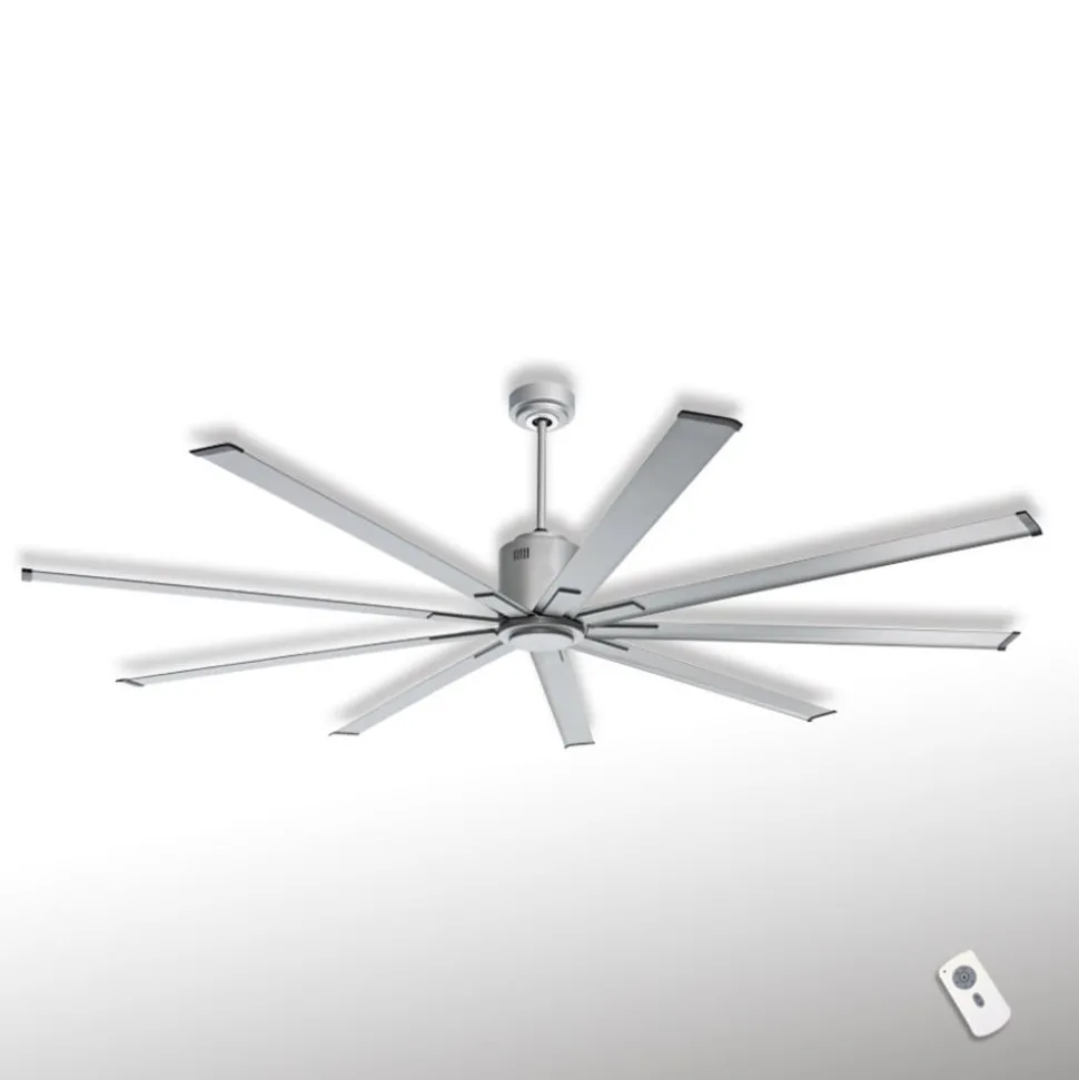 Plafondventilator Big Smooth Eco titaanzilver