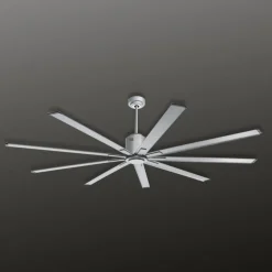 Plafondventilator Big Smooth Eco titaanzilver
