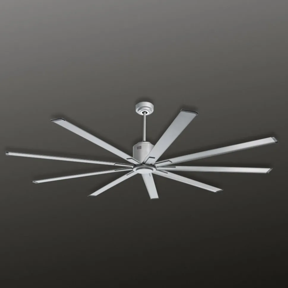 Plafondventilator Big Smooth Eco titaanzilver