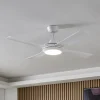 Plafondventilator Bondi 1, LED, afstandsbediening, CCT, wit