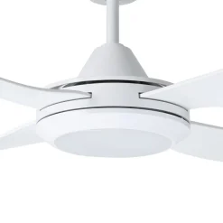 Plafondventilator Bondi 1, LED, afstandsbediening, CCT, wit