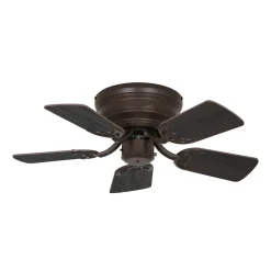 Plafondventilator Classic Flat III brons Ø 75 cm