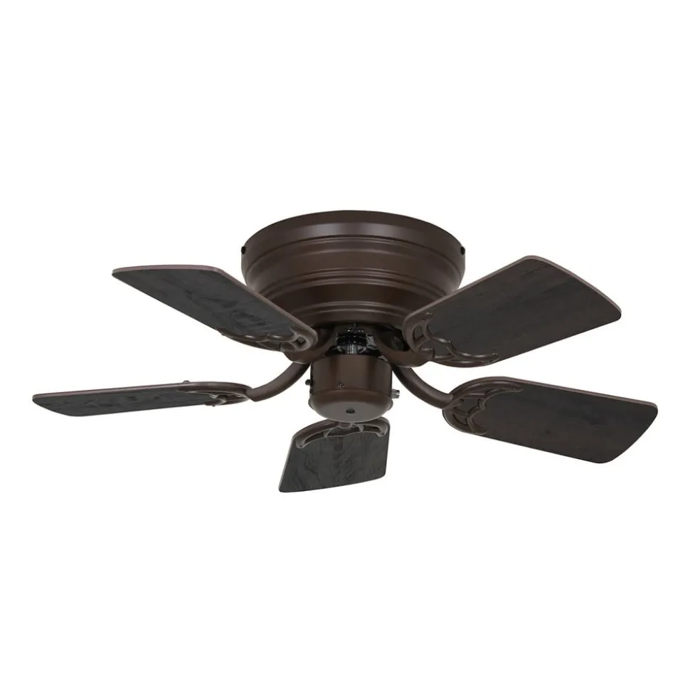 Plafondventilator Classic Flat III brons Ø 75 cm