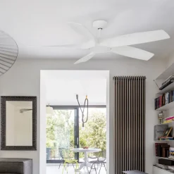 Plafondventilator Cocos L met LED lamp, DC, wit