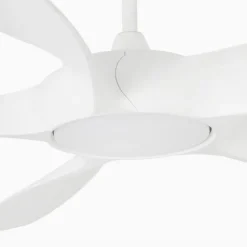 Plafondventilator Cocos L met LED lamp, DC, wit