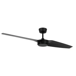 Plafondventilator Condor zwart DC stil Ø 137 cm