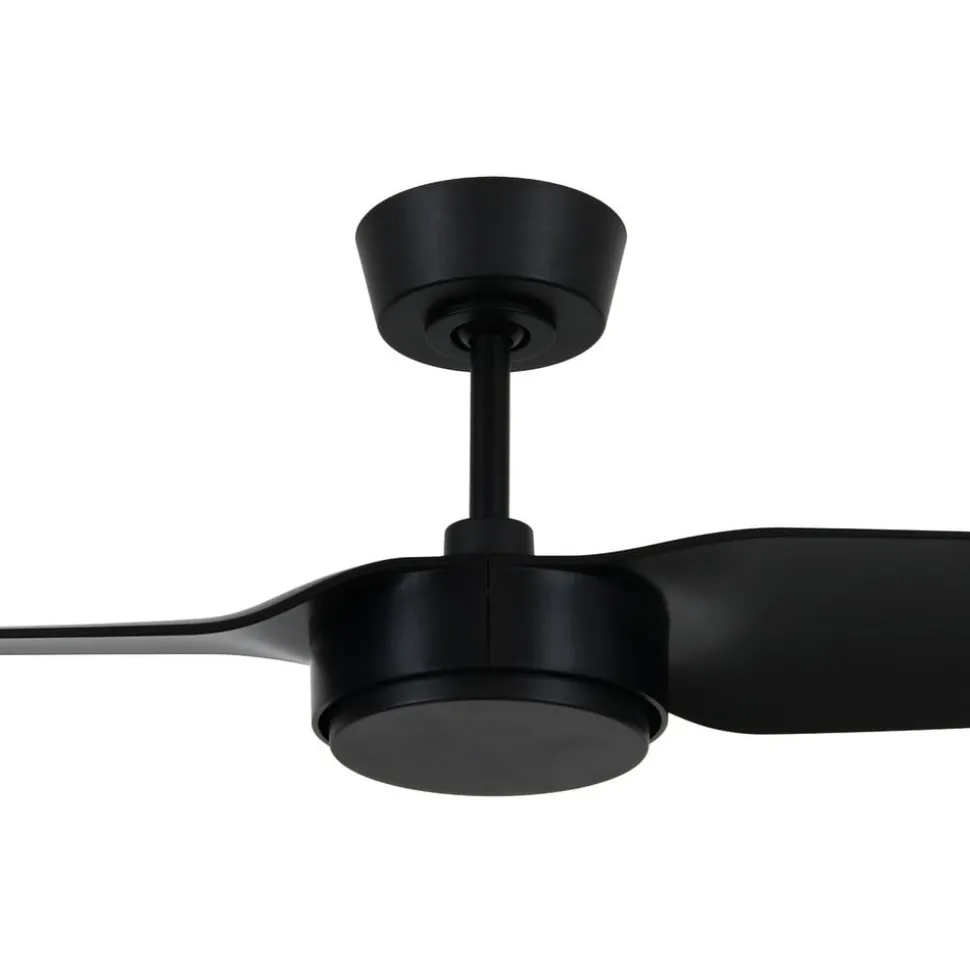 Plafondventilator Condor zwart DC stil Ø 137 cm