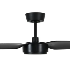 Plafondventilator Condor zwart DC stil Ø 137 cm