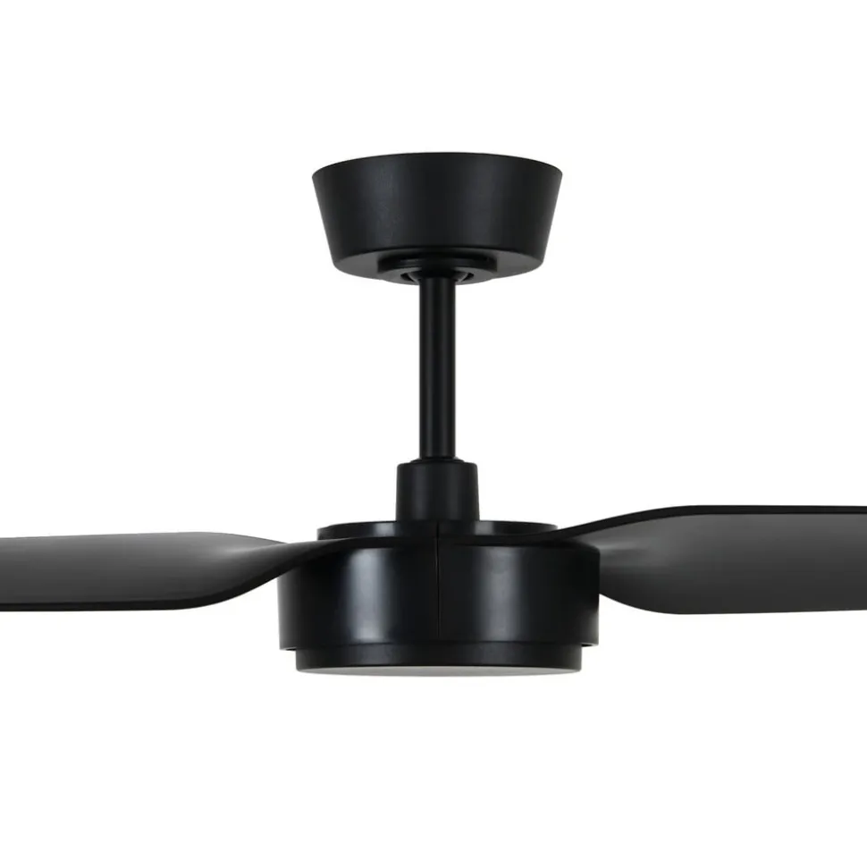 Plafondventilator Condor zwart DC stil Ø 137 cm