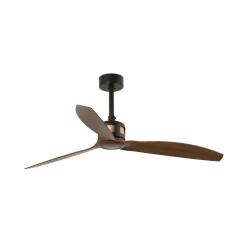 Plafondventilator Copper met afstandsbediening, walnoot