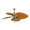 Plafondventilator Cuba L, 4 bladen, oud goud