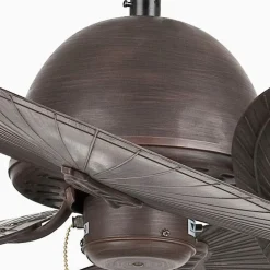 Plafondventilator Cuba L, viervleugelig, bruin