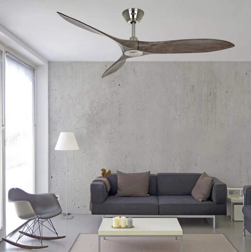 Plafondventilator Eco Airscrew 152 cm chroom