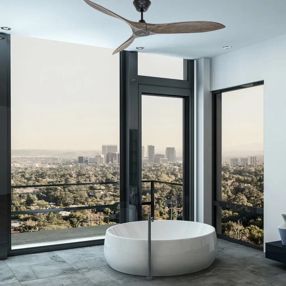 Plafondventilator Eco Airscrew 152 cm zwart