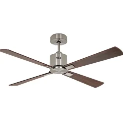 Plafondventilator Eco Concept 132cm chroom/hout