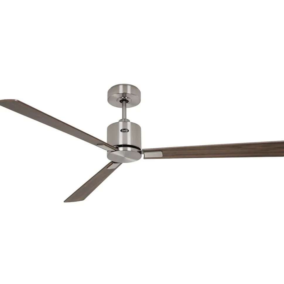 Plafondventilator Eco Concept 152cm chroom/hout