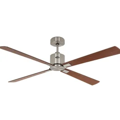 Plafondventilator Eco Concept 152cm chroom/hout