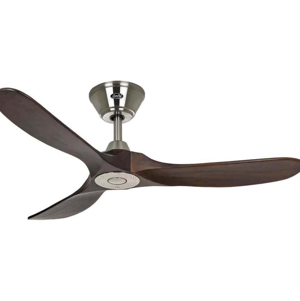 Plafondventilator Eco Genuino 122 chroom/noten