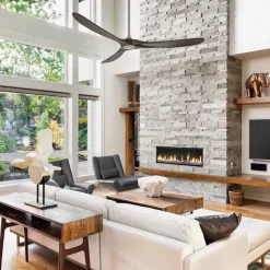 Plafondventilator Eco Genuino 152 chroom/noten