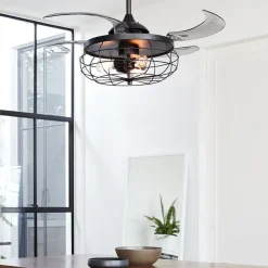 Plafondventilator Fanaway Industri zwart geruisloos