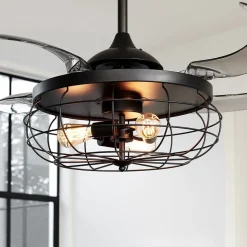 Plafondventilator Fanaway Industri zwart geruisloos